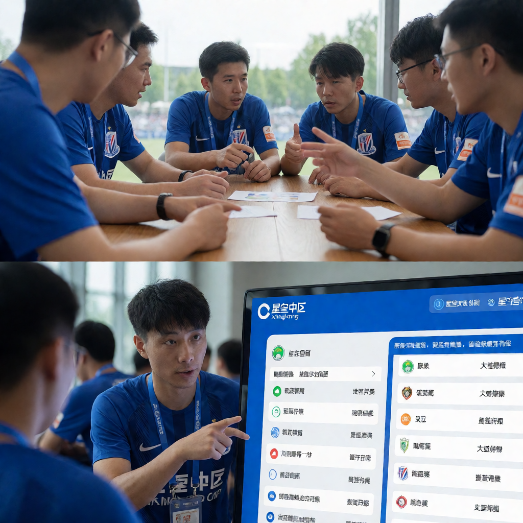 球迷社区互动场景,球迷热烈讨论赛事